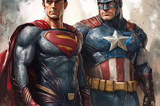 do comic book art and comic book illustration