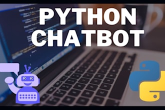 create python bot, web scraper, chatbots, automation bots and gaming bot