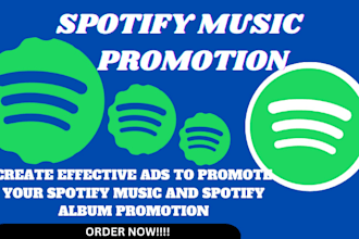 create effective ads to promote your spotify music and spotify album promotion