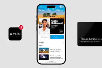create nfc read write app, popl clone app, digital business card app rfid