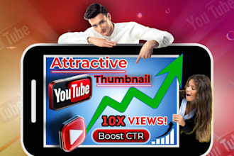 design attractive youtube thumbnails to boost your views