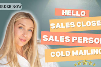 be your sales closer representative salesperson andtelemarketing expert for b2b