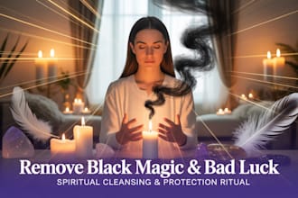 do black magic removal, bad energy removal, badluck removal bad luck cleansing