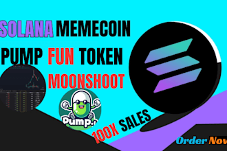 fast pump solana memecoin, sui, bsc moonshoot, dex telegram promotion 100x sales
