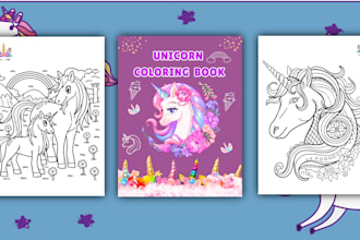 design coloring books and book covers for kids and adults