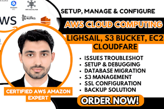 setup AWS amazon lightsail aws ec2 s3 bucket on amazon aws cloud computing