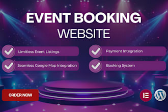 build an event website for ticket sales and event management
