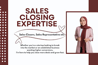 be sales closer representative telemarketing representative l results guaranteed