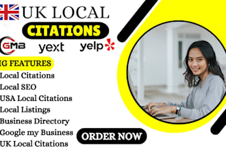 do usa local business seo citations directory submission listing  gmb ranking