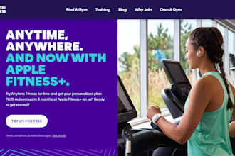 design health and fitness gym yoga landing page health and fitness website