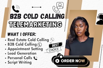 b2b cold calling telemarketing real estate virtual assistant appointment setter