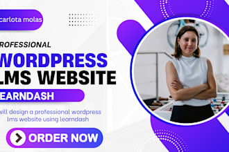 build elearning wordpress lms website using learndash