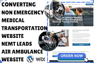 build medicare nemt leads non emergency medical transportation booking website