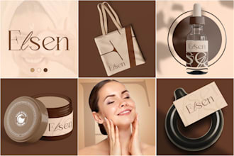 do business logo design and brand identity with brand style guide