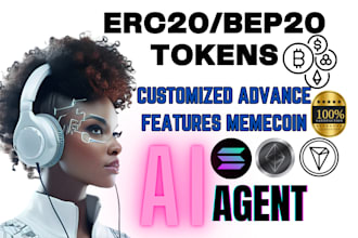 develop solana token create erc20 bep20 spi token binance sui tron memecoin