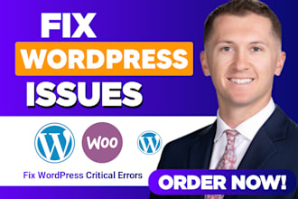 fix wordpress errors, wordpress bug fix, fix wordpress issues, woocommerce fix