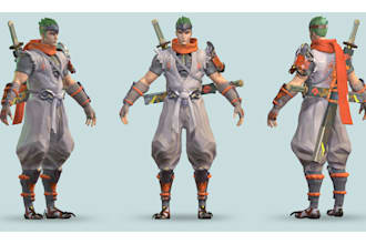 3d character 3d modeling 3d design game character blender 3d model unity unreal