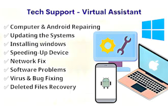 be your personal tech support assistant, help fix issues
