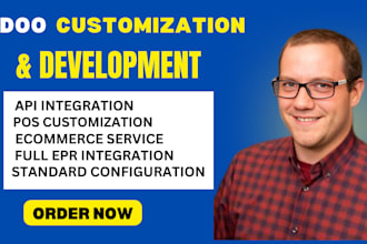 deployed odoo, customized and develop new odoo modules, database migration