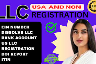 complete US llc registration UK llc ein number boi report itin obtain ein