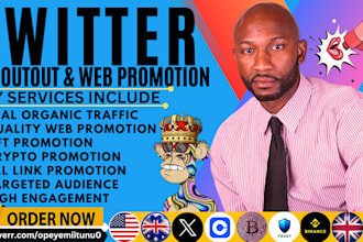 twitter shoutout affiliate refferal link, amazon website promotion to 60m UK,USA