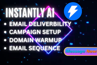 setup instantly ai sendgrid smartlead ai for cold email outreach domain warmup