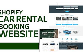 build car rental shopify booking website car dealership shopify store auto part
