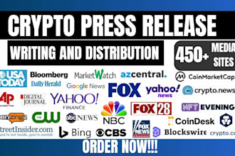 write, do press release distribution, crypto press release, yahoo press release