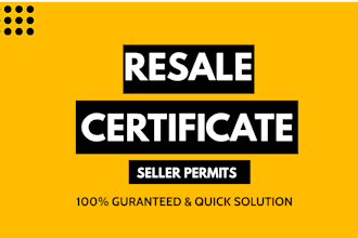get resale certificate and seller permit in US