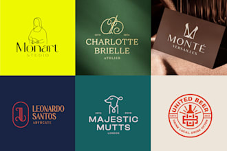 do  modern minimalist luxury business logo design