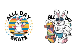 make mascot t shirt skate logo