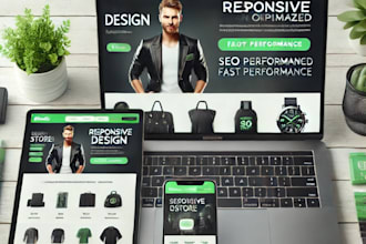 develop a professional shopify store with a full ecommerce setup