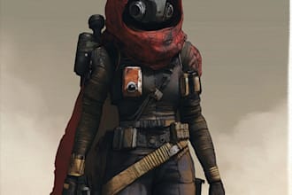 do sci fi character, sci fi star wars character for you