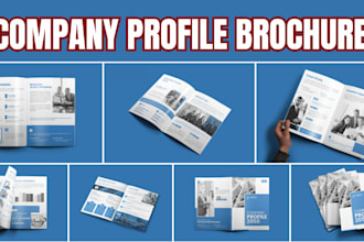 design digital brochure, company profile, booklet, proposal or annual report
