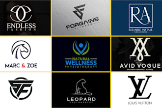 create minimalist, letters, monogram and clothing brand logo