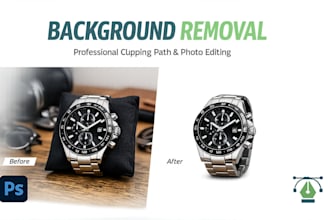 professional background removal and clipping path