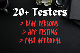 provides 20 testers, play store app faster approval