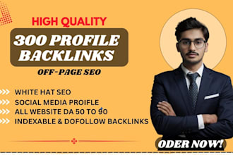 build high da dofollow profile backlinks for SEO google ranking