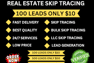skip tracing for real estate and llc skip tracing in bulk