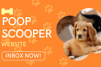 poop scooper website, dog walker, poop scooper