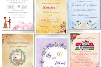 design elegant and floral invitation card designs for any occasion