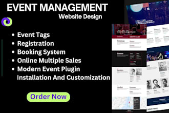create wordpress event tickets selling website with payment system
