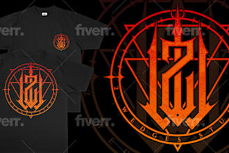 do monogram band logo,music,metal,horror,clothing,hand drawn