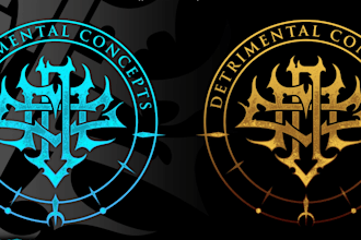 do monogram band logo,music,metal,horror,clothing,hand drawn
