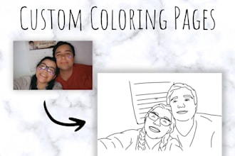 convert any photo into a coloring book page
