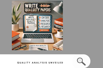 write quality critique analysis article research and essay papers