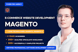 create an ecommerce website using magento 2