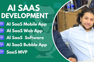 develop saas mobile app, ai saas mobile app, saas web app, saas app, bubble app