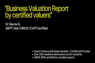 certified startup valuations for investor trust