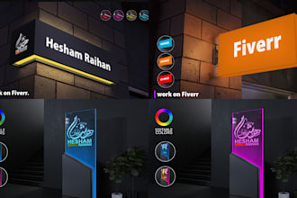 create 10 different photorealistic mockups for your logo